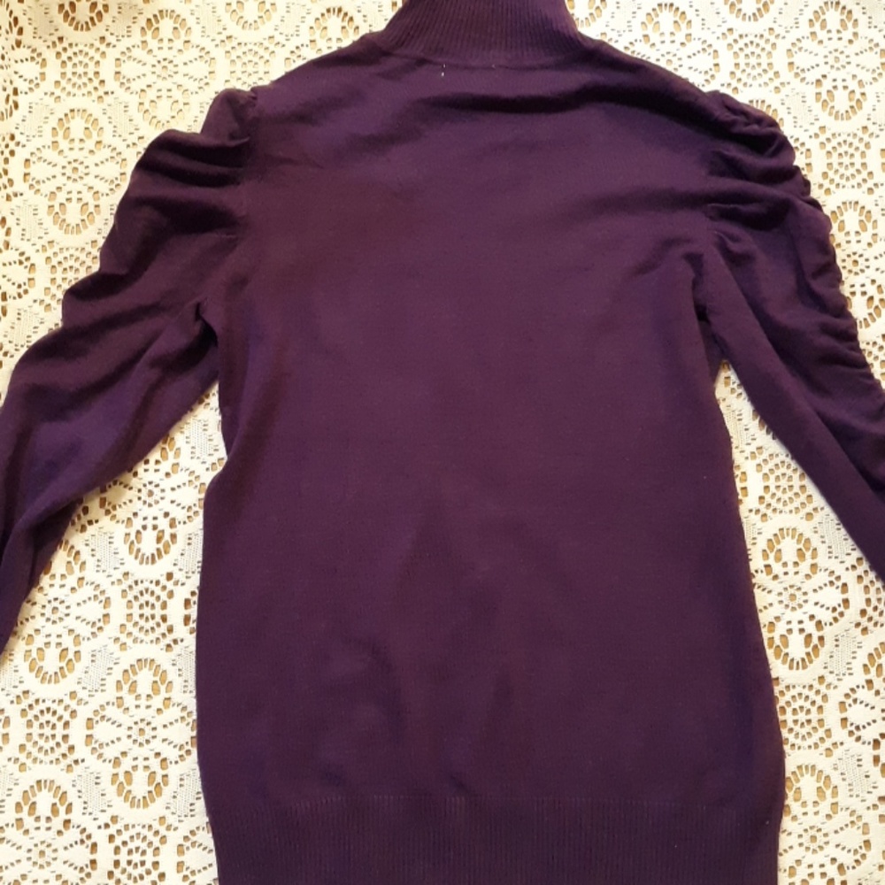 JOSEPH A PURPLE TURTLE NECK